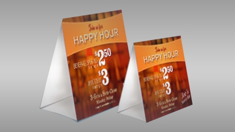 4 x 4 - Table Tents
