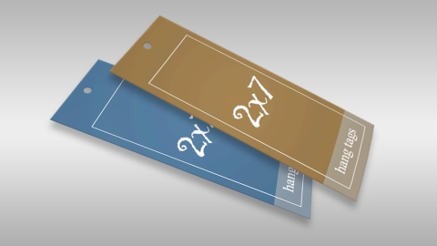 2 x 7 - Hang Tags